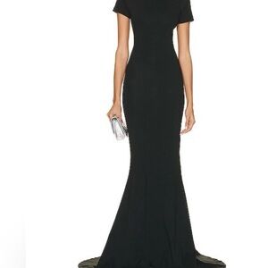 Balenciaga Black Maxi Dress